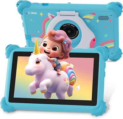 C idea Tablet für Kinder, 7 Zoll Kids Tablet, 4GB RAM 32GB ROM, Android 13 Toddl
