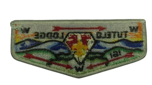 Tutelo Lodge 161 Blue Ridge Mountains Council VA S13c Flap GRY Bdr (GNY573) - 第 2/2 張圖片