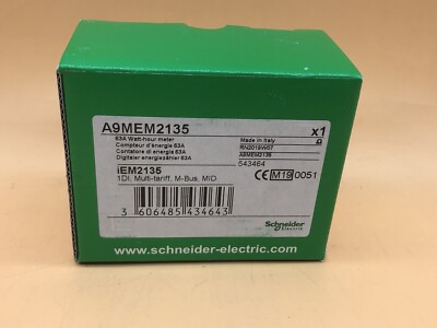 SCHNEIDER ELECTRIC A9MEM2135 - Digitaler Energiezähler 63A NEU IM KARTON iEM2135
