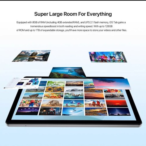 UMIDIGI G5 Tab 6000mAh 10.1" 4GB+128GB 13MP Camera Android 13 Octa-Core Tablet - Picture 15 of 18