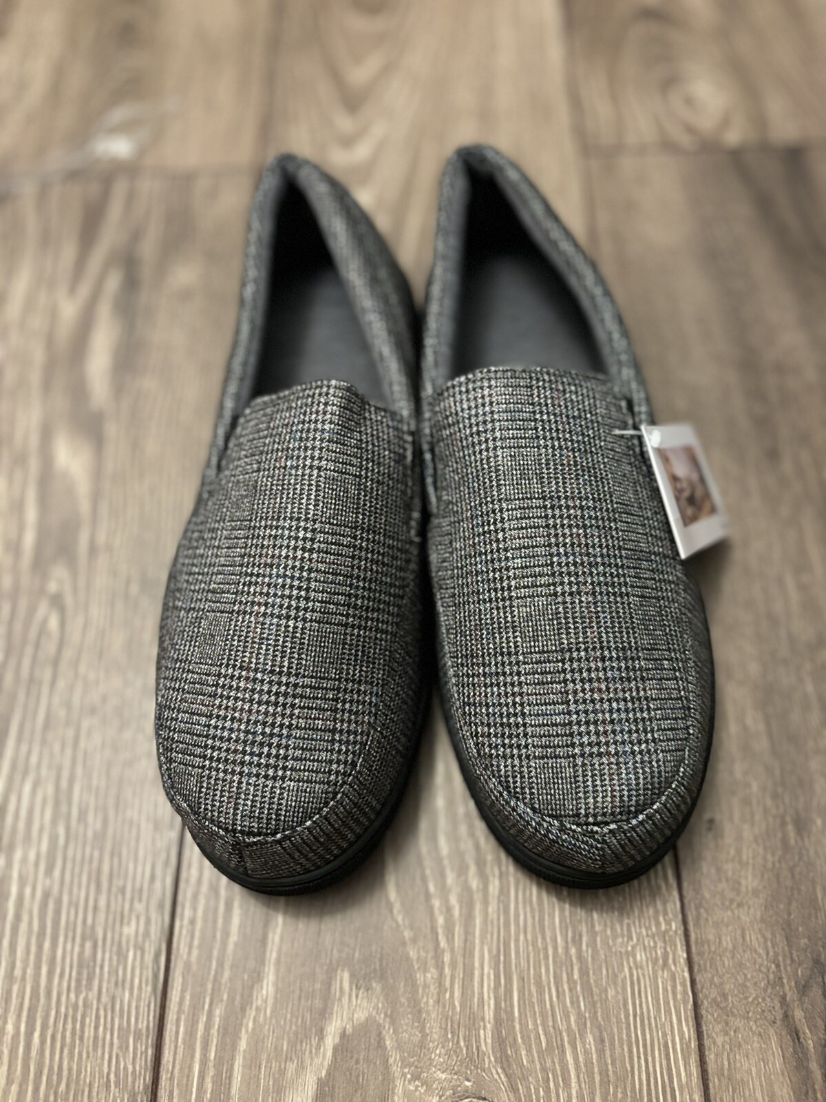 SAOLA Zizor Ciabatte Mocassino Uomo Scamosciato Accoglienti Memory Foam con Suola Antiscivolo Taglia12