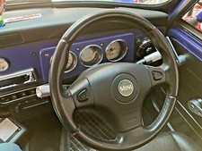 Classic Rover Mini Cooper Mpi Indicator Wiper Stalk Aluminium Finishers Pair