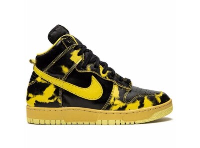 Nike SP Dunk High 1985 ''Yellow Acid Wash'' 