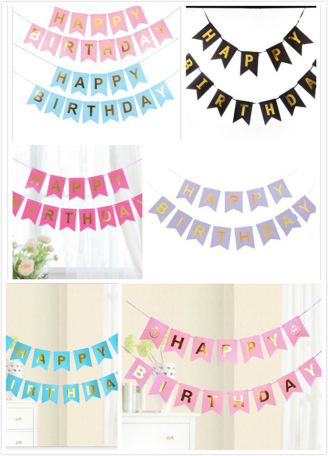 TOYVENTURES Happy Birthday Banner, Geburtstagsdekor Produktbild-Vorschau 8
