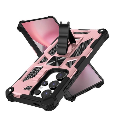 Funda rígida híbrida magnética para teléfono de automóvil para Samsung Galaxy S25 S24 S23 S22 - Imagen 12 de 22