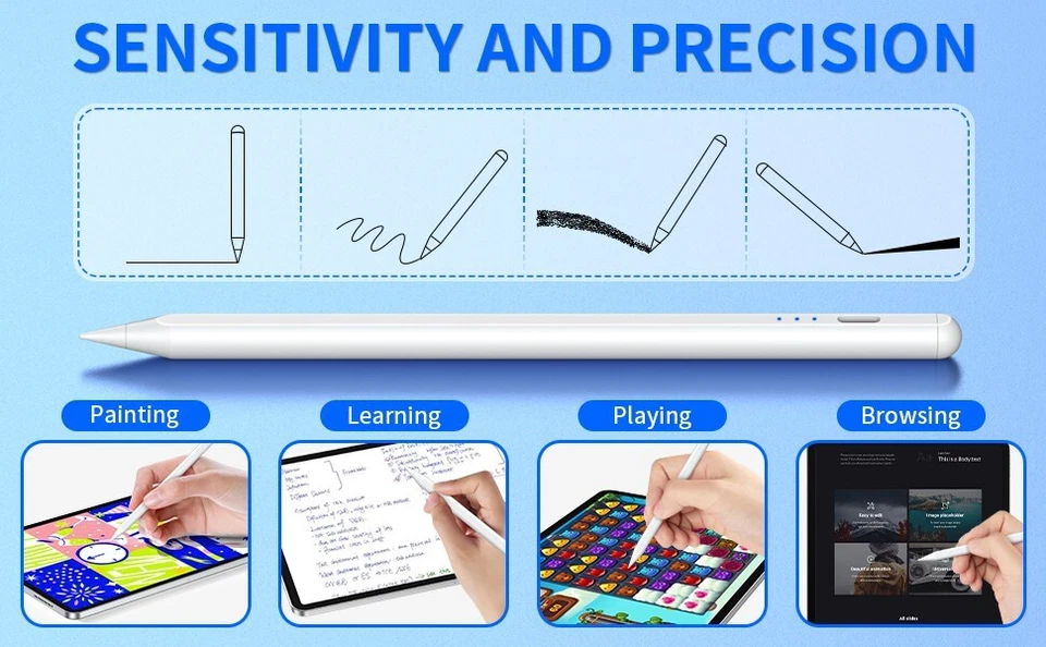 For Apple Pencil 1st Generation Pen Stylus For Ipad 6th 7th 8th 9th 10th Gen - Image 4 of 4