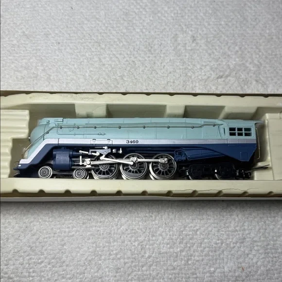 Tren Locomotora IHC Santa Fe 4-6-4 Hudson Blue Goose Escala HO (Nuevo) Foto 2 de 4