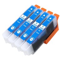 4 Cyan Tintenpatronen Ersetzen Epson T2432 (24XL) Non-Oem / Kompatibel