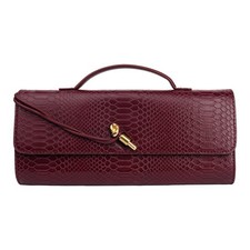 Woven Clutch Purses for Women,Crocodile Print Evening Handbag,Formal Satchel ...