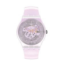 SWATCH Watch PINK MIST MONTHLY DROPS SUOK155 NEW