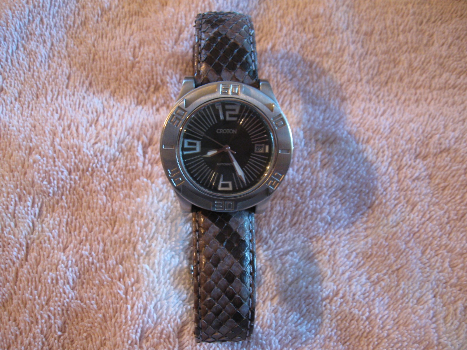Croton Automatic Watch - Python Strap - image 1