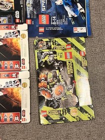 Vintage LEGO Box Lot Star Wars Space Police Power Miners Empty Boxes 8088 8097