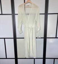 Intima Bella Donna Intima Lace Vintage Nightgown Sheer Size Large Cottage READ