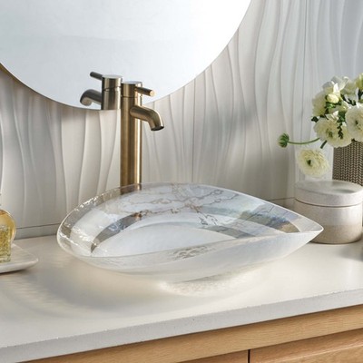 Native Trails MG2017 Murano 20'' Specialty Glass Vessel Bathroom - Seaspray