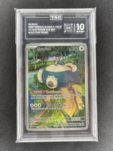 Snorlax 051 Sv: Scarlet & Violet Promo Cards Holo - TAG 10