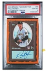 2024 Topps Brooklyn Collection Paul Skenes Orange on card ##/25 PSA AUTO 10
