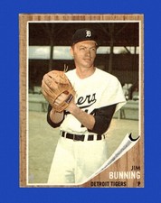 1962 Topps Set-Break #460 Jim Bunning EX-EXMINT *GMCARDS*