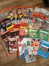 46 Nottingham Forest Programmes - Final - European - Year Book - League Cup
