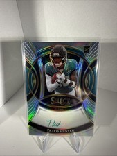 2025 Panini Select - Rookie Signatures Travis Hunter #RSI-THR Green Ink (AU, RC)
