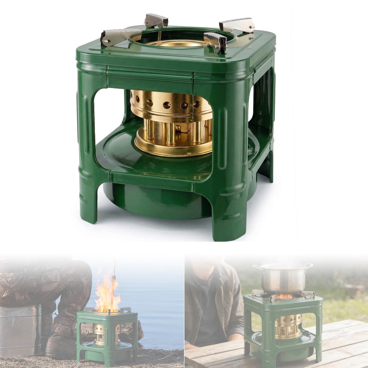 Portable Kerosene Stove 8-Wicks,Camping Picnic Burner Furnace