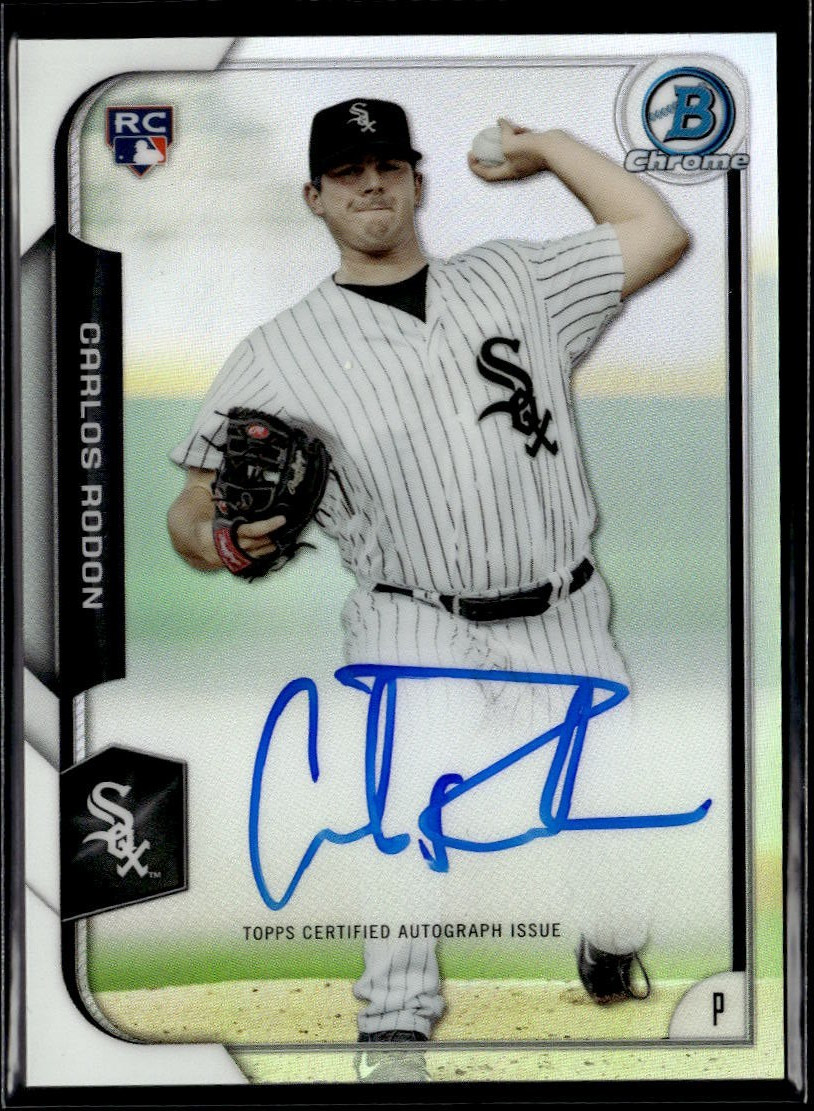 2015 Bowman Chrome Carlos Rodon #BCAR-CR Refractor Auto 360/499 Rookie (RC)