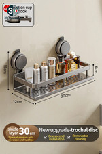Without Drill Bathroom Suction Cup Shelf Storage Shelf Bathroom Storage Without