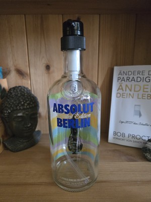 Absolut Vodka Berlin, Limited Edition, Seifenspender, DIY, Upcycling
