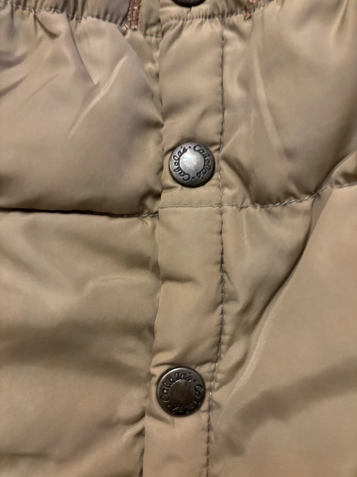 Pantalones de Caza Aislados Plumón de Ganso Cabelas Años 80 De Colección Acolchados Botón Mosca Medianos Foto 4 de 4