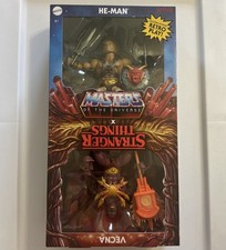Masters Of The Universe MOTU Stranger Things He-Man & Vecna Figure 2 Pack New
