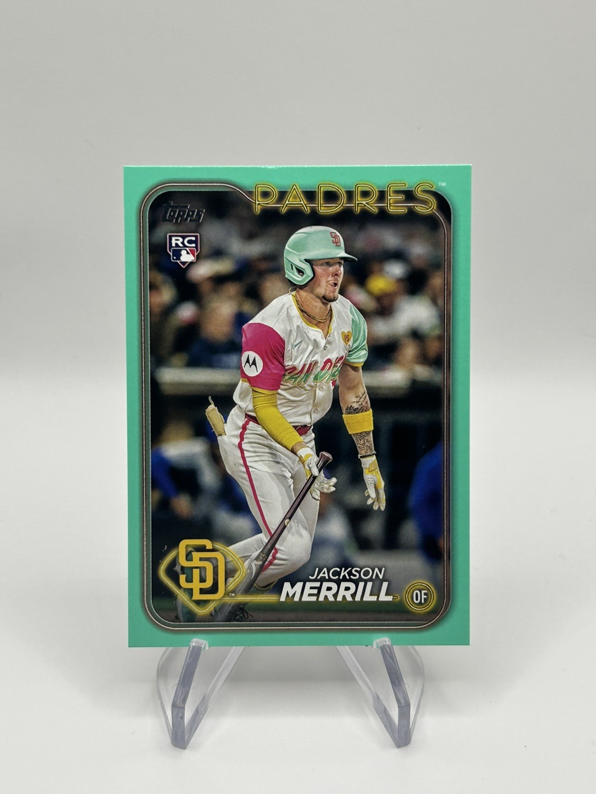 2024 Topps Update Series - Jackson Merrill #US210 Aqua (RC)