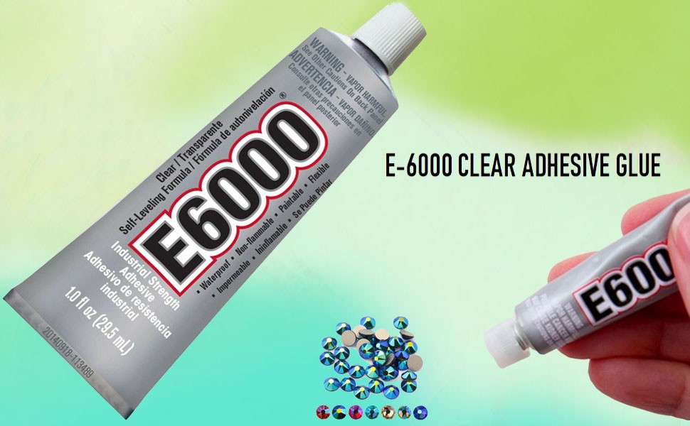 E6000 Glue for Druzy Making Craft Supplies 1oz Nozzle Permanent Adhesive Earring