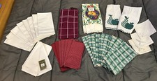 Vintage Linens “Estate Finds” Never Used Formal Dining Napkins, Kitchen Towels