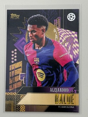 Alejandro Balde Fc Barcelona Base Topps UCC Gold 2024/25