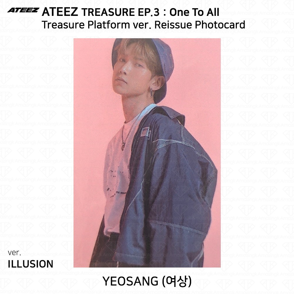 ATEEZ TREASURE EP.3 One To All サン トレカ ATEEZ TREASURE EP.3 One to All Platform ver. Reissue Photocard | eBay