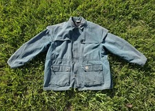 Carhartt Jacket 2XL Barn Rancher CW043 Green Chore Coat Duster Cape Union 90 80s