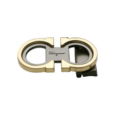 Gold with Gray Salvatore Ferragamo Alloy Belt Buckle for 34-35mm leather strap