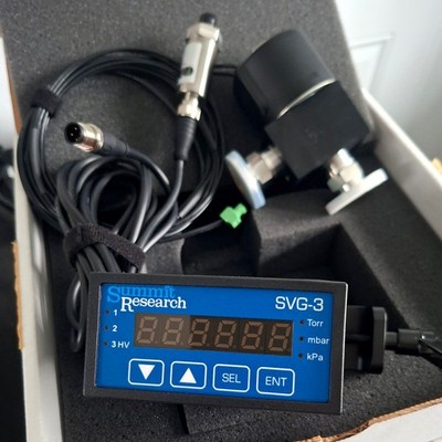 Summit Research SVG-3 775i Vacuum Gauge. Wet Vapor Sensor. Rotovap, Falling Film