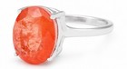 GENUINE 3.25 Cts PADPARADSCHA SAPPHIRE RING 10K GOLD - Free Appraisal - NWT — photo 4