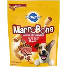 Dry Dog Treats Real Beef Flavor Marrobone Style 6 Lb Bulk Bag