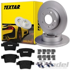 TEXTAR BREMSSCHEIBEN 280mm + BELÄGE HINTEN passend für FORD MONDEO 3 III MK3