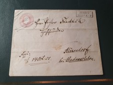 Altdeutschland Preussen U8 B Ganzsache Zerbst Alikendorf bei Hadmersleben