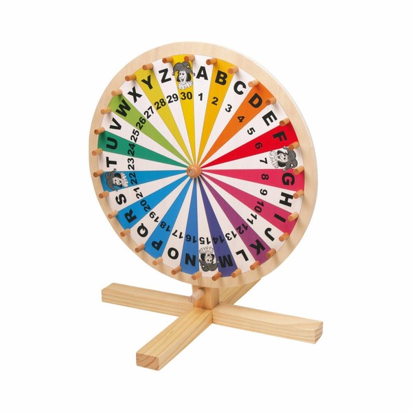 Legler Small Foot GlüCksrad, Gesellschaftsspiel, Ab 5 Jahre, Holz, Bunt, 6251-image