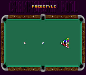 Championship Pool - Sega Genesis Game