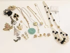 Vtg Costume Jewelry Lot 20 Pieces Some Signed Avon Korea Pier 1 Canvas Sterling