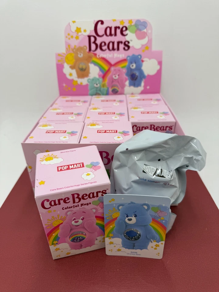 Pop Mart ☆ Care Bears ☆ AUTHENTIC : Colourful Hugs : GRUMPY BEAR Figure Foto 2 de 3
