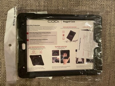 CODi Rugged Carrying Case for Apple 10.2'' iPad Tablet Black (C30705065)