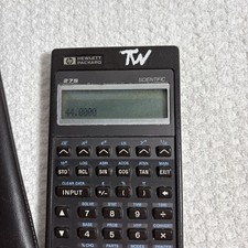 Vintage 1987 Hewlett Packard HP 27S Scientific Calculator Made in USA W/New Batt