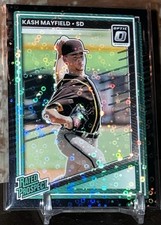 2025 Panini Donruss Optic Kash Mayfield Black Circles Prizm Rated Prospect #183