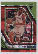 2022-23 Panini Flux Red Cracked Ice Prizm Obi Toppin #133 1ht8