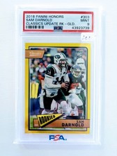 2018 Panini Honors - Classics Update Rookies Sam Darnold #303 Gold /25 (RC)